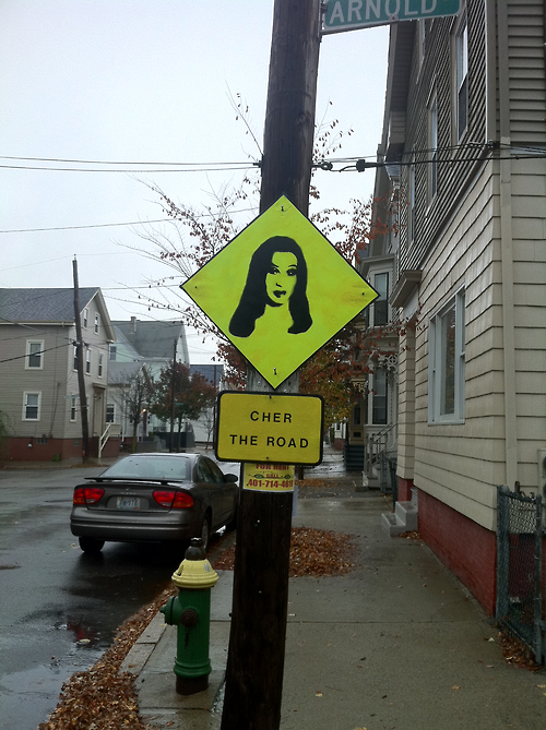 Photo of Cher the Road sign