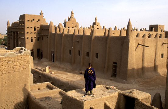 Photo of the Grand Mosque in Djenne, Mali