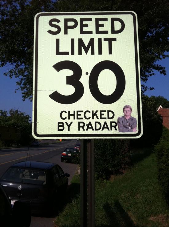 Photo of speed radar