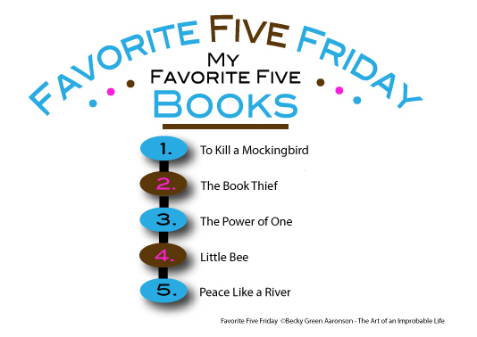 Graphic of Favorite Five Friday Books