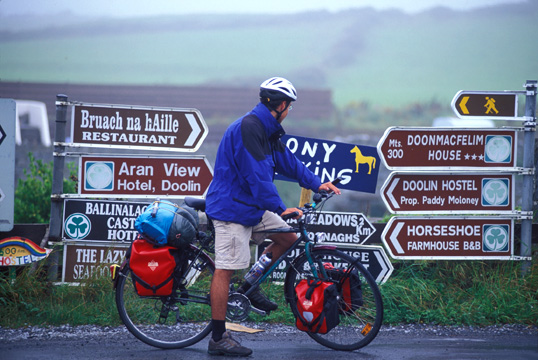Photo of cycling in Doolin, Ireland