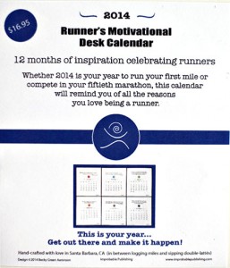 For Sale 2014 Motivational 12-Month Desk Calendar or Runners