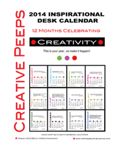 2014 Creative Peeps Inspirational Desk Calendar